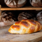 Geflochtenes Gebäck aus feinem Brioche, Bio